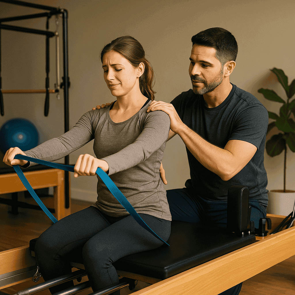 Pilates para dores nas costas na Tijuca