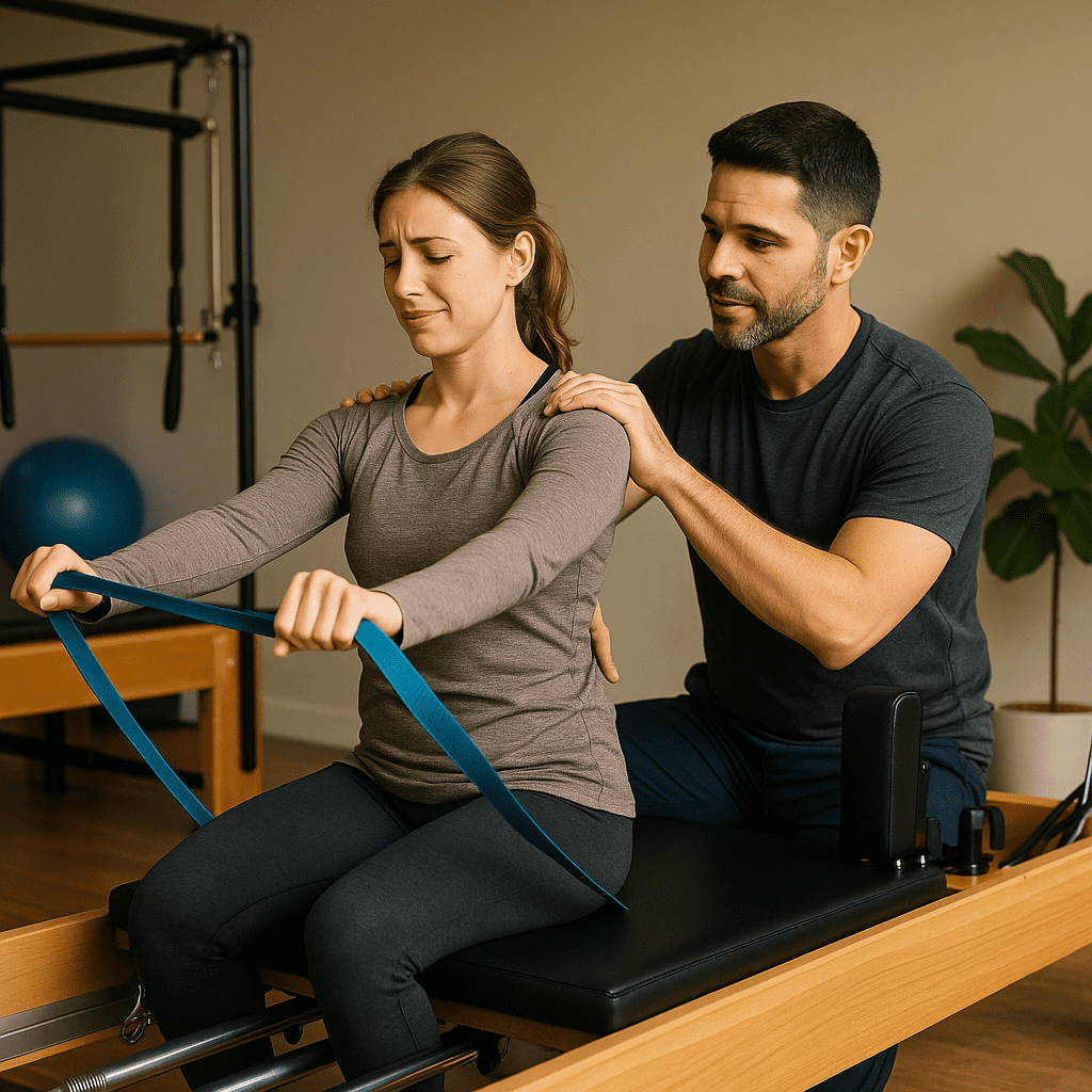 Pilates para dores nas costas na Tijuca