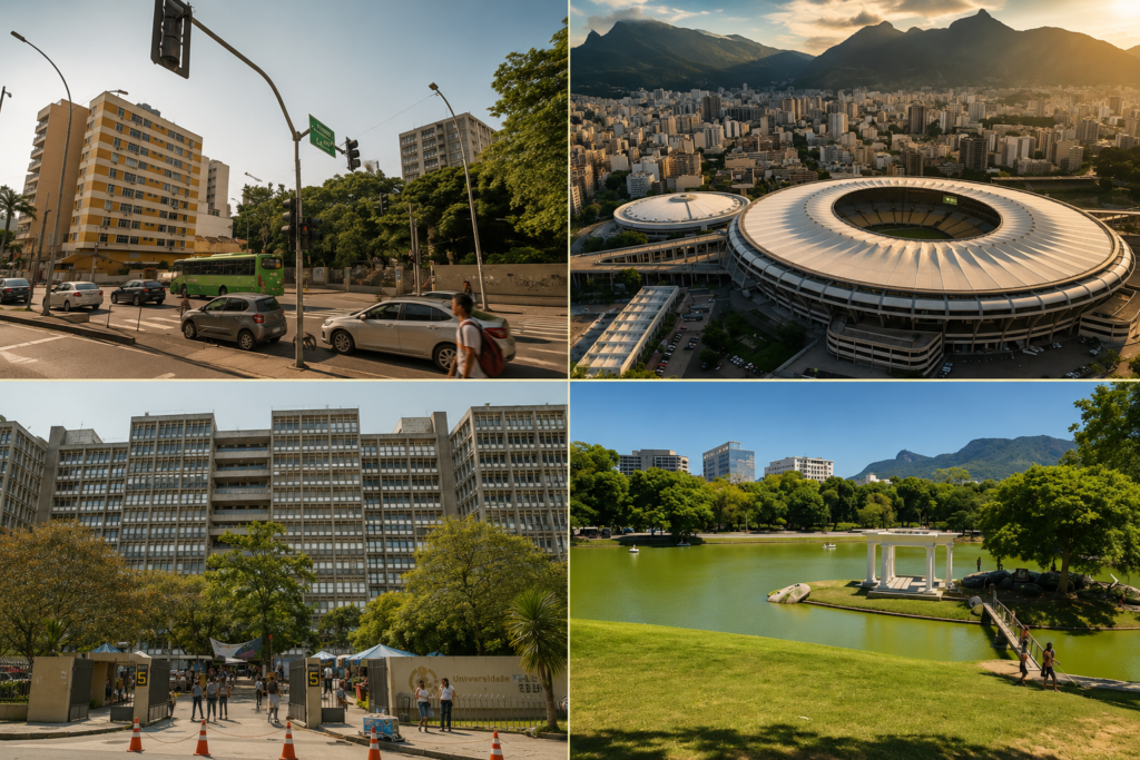 pontos de referencia no maracanã